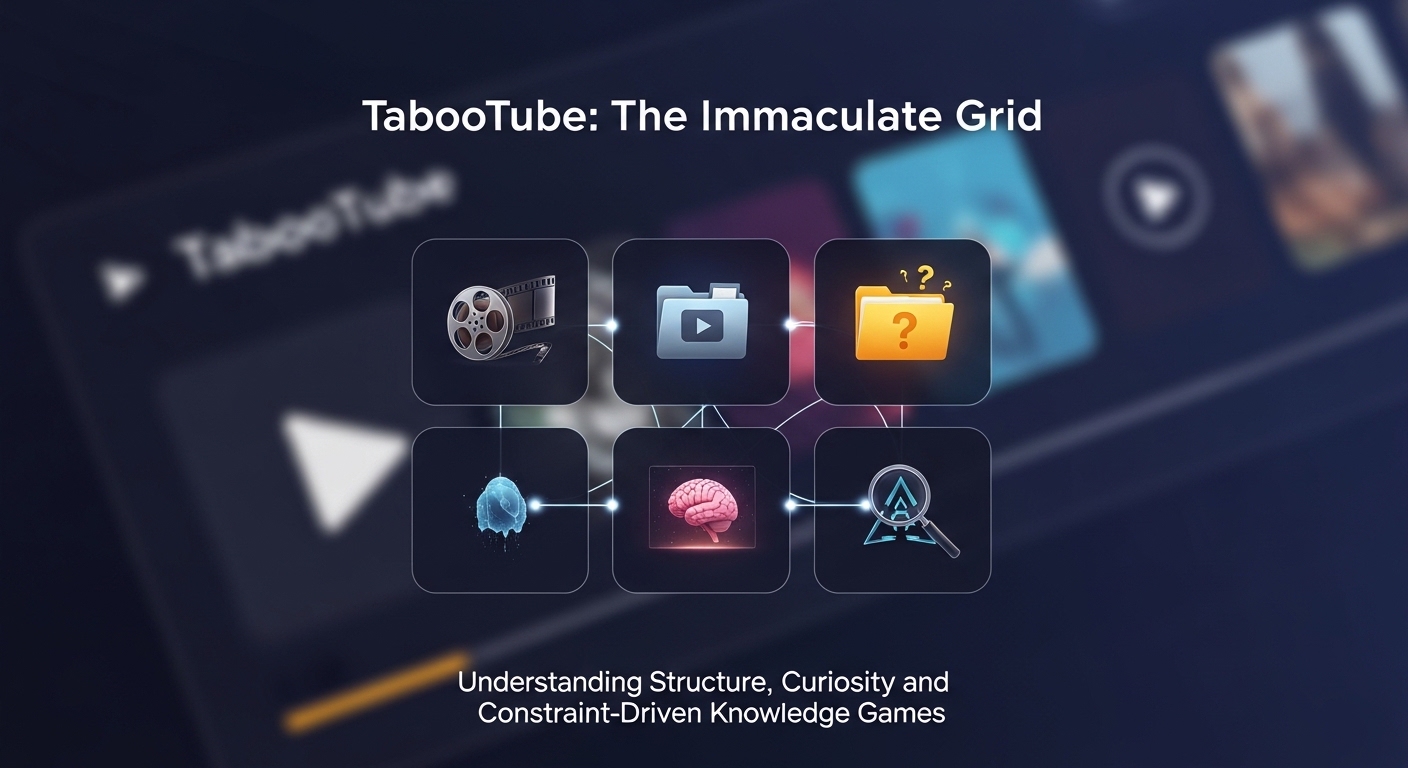 TabooTube: The Immaculate Grid: Understanding Structure, Curiosity, and Constraint-Driven Knowledge Games